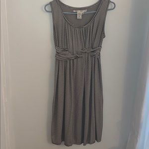 Max studio striped belted dress